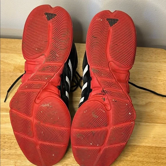 adidas Black and Red Men's Shoes - Picture 6 of 12